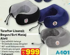 TARAFTAR LİSANSLI BOYUN/SIRT MASAJ ALETİ TARAFTAR LİSANSLI BOYUN/SIRT MASAJ ALETİ